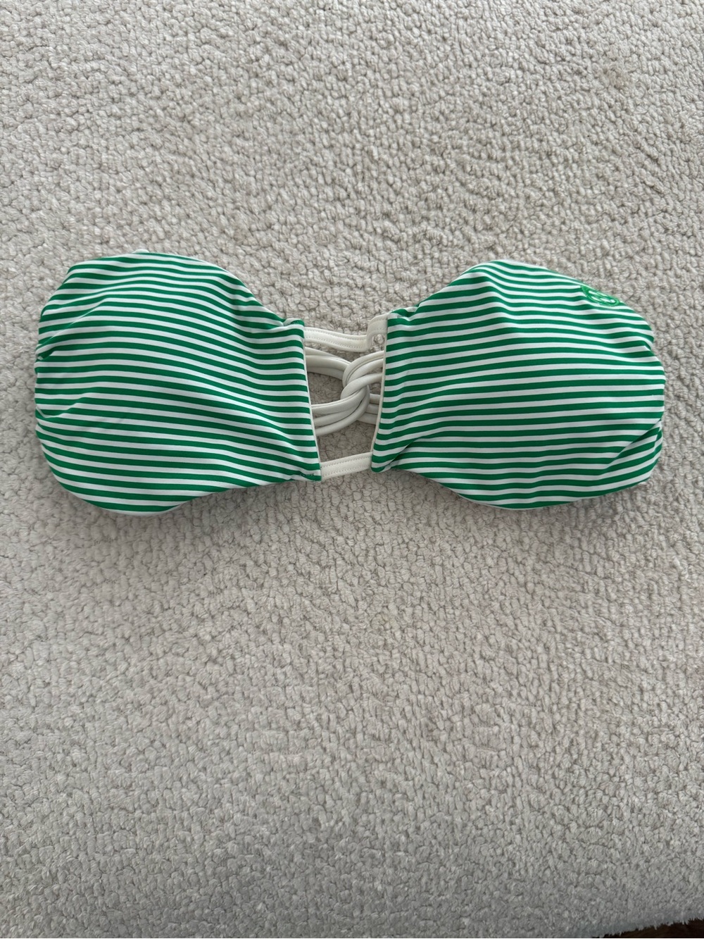 Ripcurl Striped Bandeau Bikini Top L